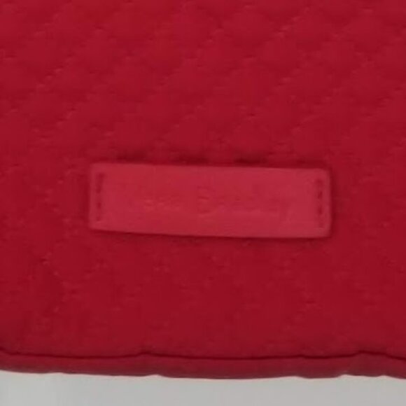 Vera Bradley Solid Red Quilted Cross Body Bag / Trending Color for Holidays! - Picture 2 of 9